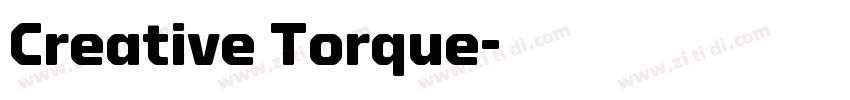 Creative Torque字体转换